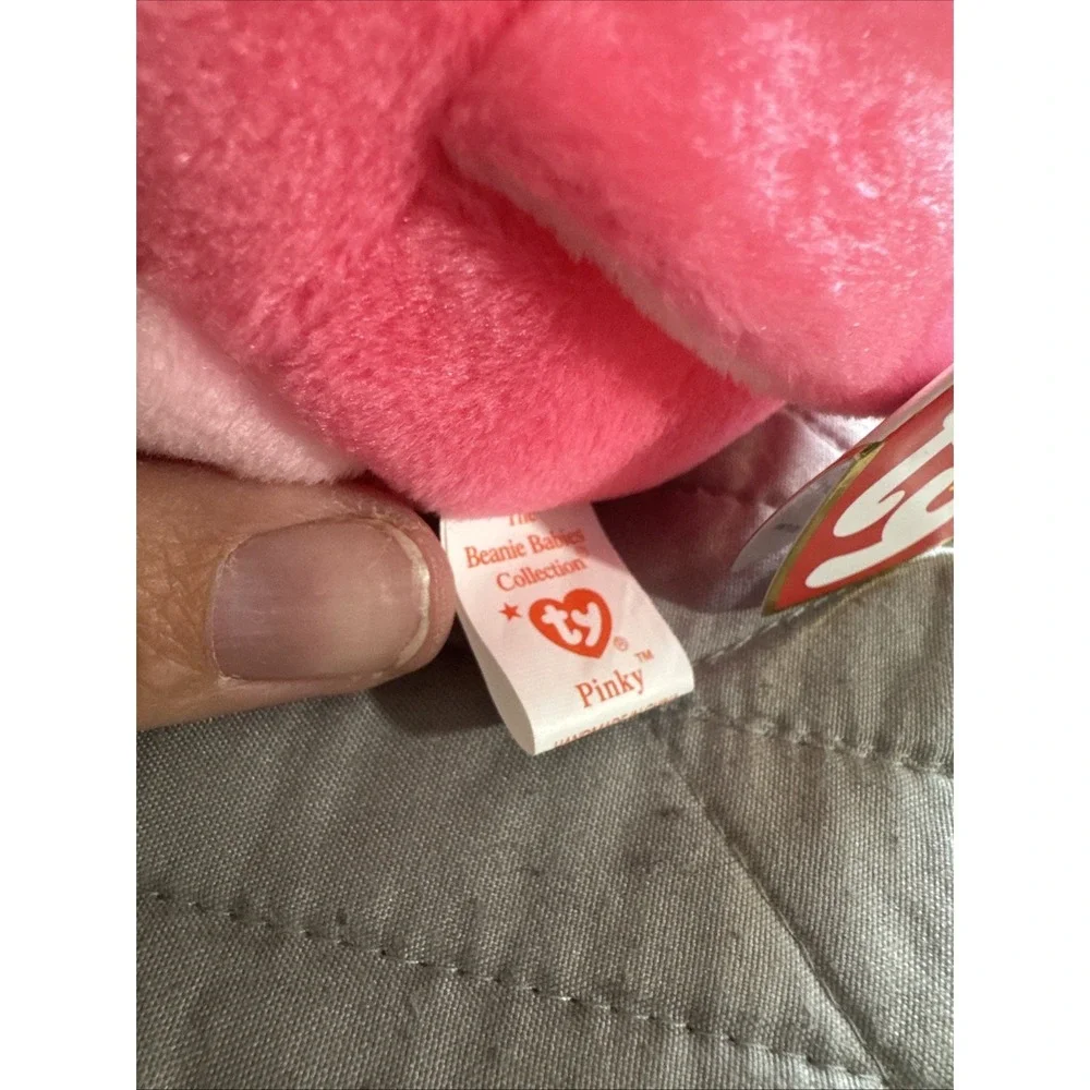 TY Beanie Babies Pinky‎ Pink Flamingo 1996 *RARE ERRORS* Retired #4072